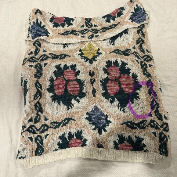 Anthropologie floral cocoon cardigan xs/s - Picture 9 of 10